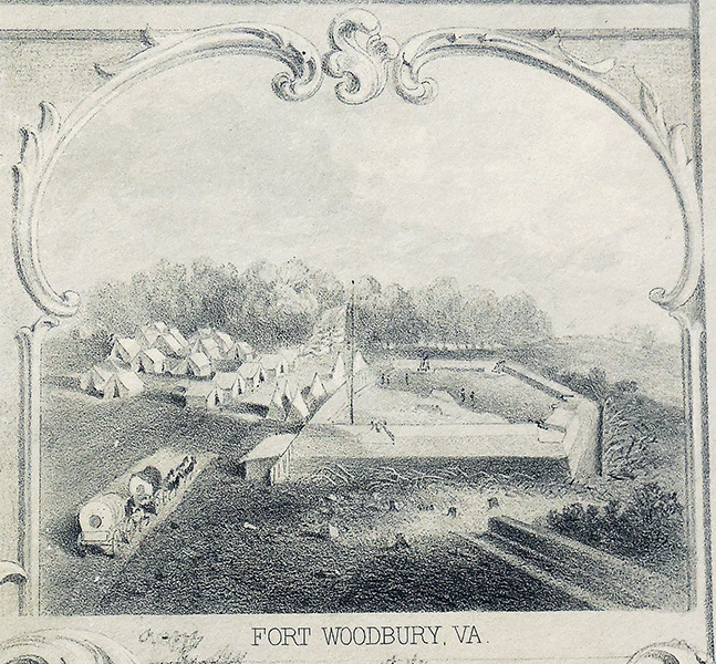 Fort Woodbury by Lt. Charles Gruner